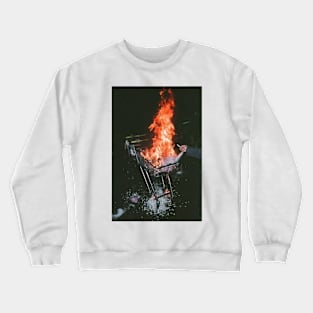 cart fire Crewneck Sweatshirt